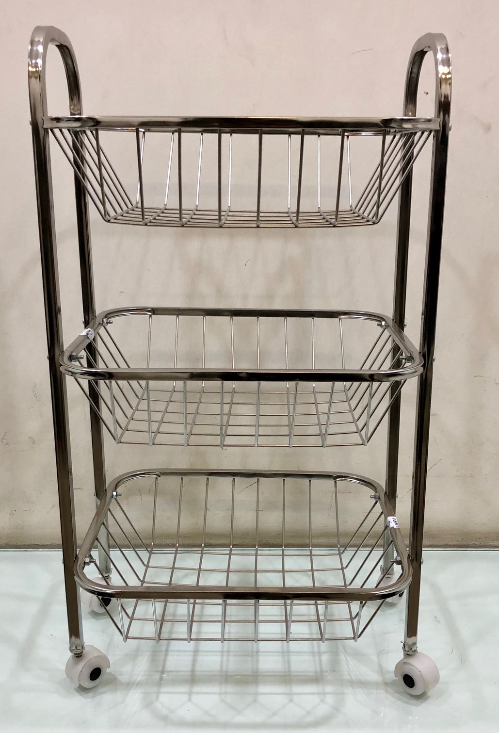 SQUARE PIPE TROLLEY 3NO (A)